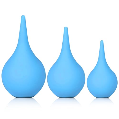 3 Pack Hand Bulb Ear Syringes,Ear Washing Rubber Squeeze Bulb for Babies Adults Pets ï¼ˆ27ml,65ml,90mlï¼‰
