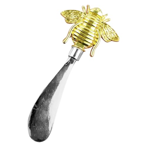 LAPYAPPE Spatule à Beurre En Acier Inoxydable Doré D'abeille, Racloir à Fromage Ergonomique, Étaleur à Confiture Pratique Cuisine Ménagère