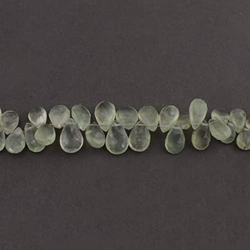 Prehnite goutte pour bijoux bohèmes chic faits main - 2
