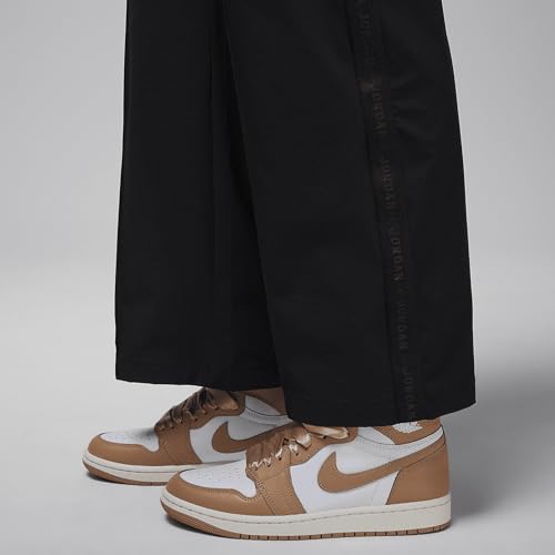 Nike Air Jordan Big Kids Girls' Jumpman Woven Taping Pants (Black)4