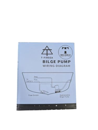 Image of 1100 GPH Submersible Bilge Pump, 12V DC Electric, Marine Boat Plumbing, 3-5M HEAD VERTICAL. 15-22 HEAD HORIZONTAL