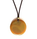 Hecho a mano Collar mujer ágata amarilla verde. Colgante mujer piedra natural curativa de protección. Amuleto suerte. Ideal para regalo. Regalo mamá.