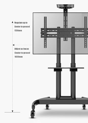 Soporte móvil de piso para TV universal miniatura 6