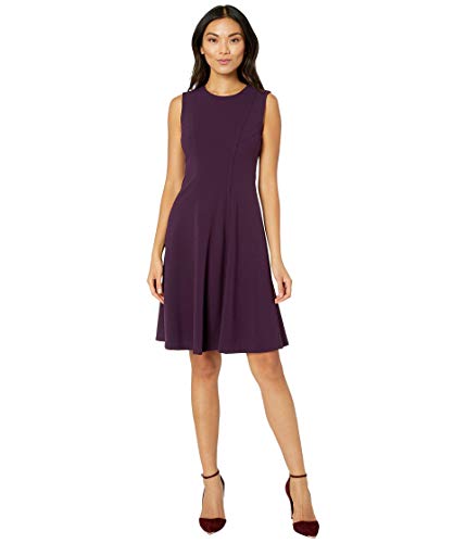 Image of Tommy Hilfiger Womens Solid Fit and Flare