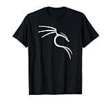 Kali Linux lover T-Shirt White Dragon Logo OpenSource Os Tee T-Shirt