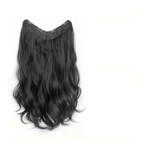 Extensiones de cabello en U de una pieza para deslumbrar con un peinado ondulado en tus fiestas