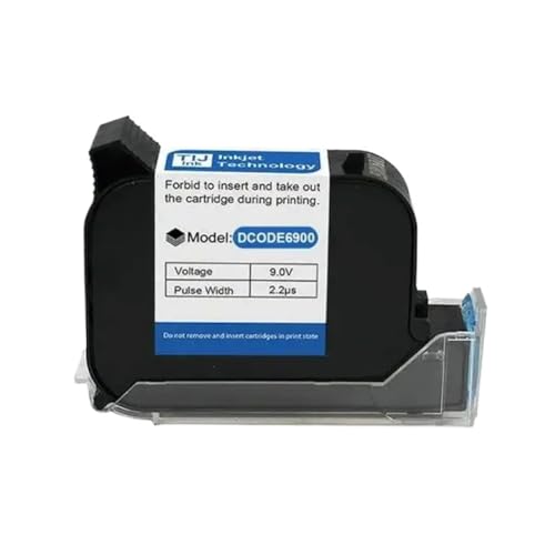 Cartouche d'imprimante portable pour marquage de codes encre noire DCODE 6900