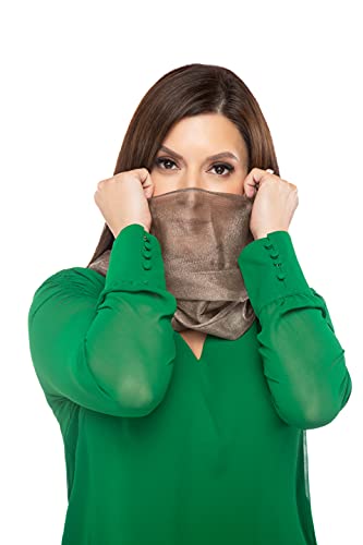 TRU47 - Infinity Silver Mesh Scarf4