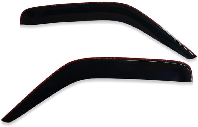 ドア サイド ウインドウ バイザー サイドウインドディフレクター ために ハイエース 1989-2004 黒ウィンドウバイザーベント