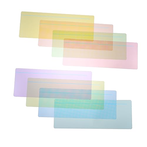 Marque-pages colorés MAGICLULU x24 avec superposition transparente pour lecture