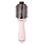 L'ANGE HAIR Le Volume 2-in-1 Titanium Brush Dryer Blush | 75MM Hot Air Blow Dryer Brush in One with Oval Barrel | Hair Styler for Smooth, Frizz-Free Results for All Hair Types, 1.0 count