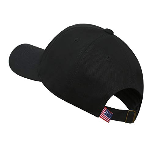 Image of IIN American Flag Baseball Cap for Men Women Low Profile USA Army Tactical Operator Military Plain Dad Hat