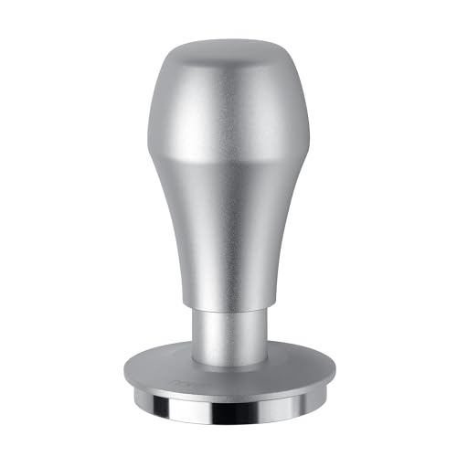 Image of Normcore 51.5mm Coffee Tamper V4.1 with Click Sound Feedback, Spring Loaded Tamper With Stainless Steel Flat Base, Compatible with La Pavoni Europiccola and Professional Millenium, Black