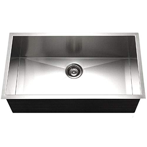 Houzer CTG-3200 Contempo Gourmet Undermount Large Single Bowl Kitchen Sink