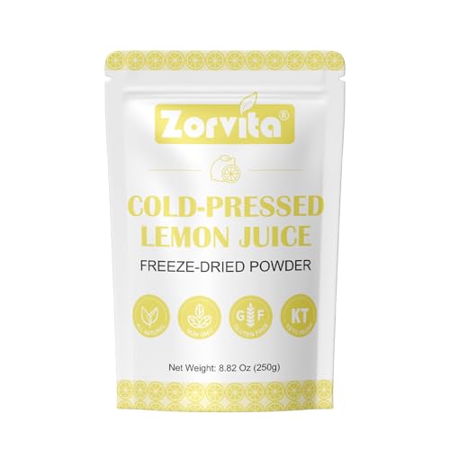 Zorvita Lemon Powder Cold Pressed Freeze-Dried Lemon Juice Powder