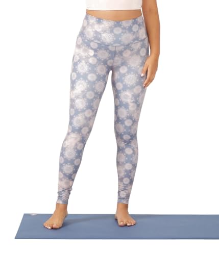Leggings Manduka Essence taille haute : opacité totale et maintien galbant pour le yoga