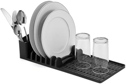Escorredor de Louça DASPLAST Slim para 6 Pratos, Talheres e Copos...