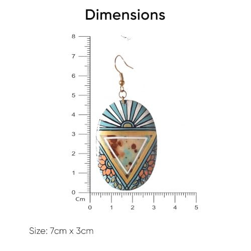Image of Boho Ethnic Earrings Collection for Women - Colorful Tassel, Hoop, Stud, Drop, Chandelier & Huggie Styles Inspired by Festival Fashion