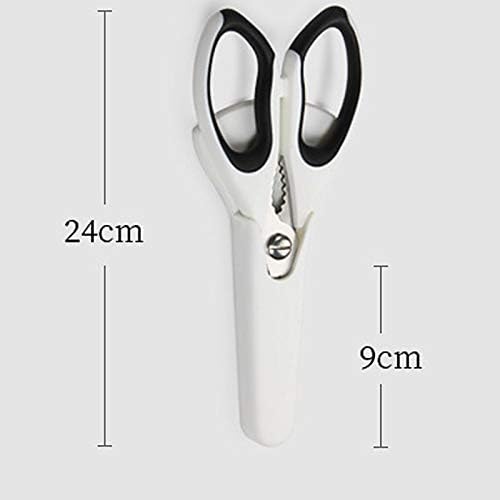 Craft Scissors Scissors Household Kitchen Household Multifunctional Stainless Steel White Scissors Kitchen Scissors