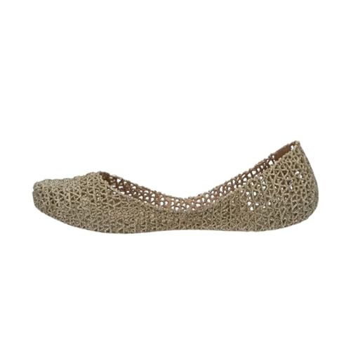 melissa Campana Papel VII, Bailarinas con Punta Cerrada Niñas, Oro Oro Brillante 50712, 35/36 EU