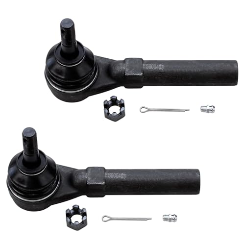Image of Detroit Axle - Front Struts Kit for 2008 2009 2010 Chrysler Town & Country Dodge Grand Caravan, 2 Struts Coil Spring 2 Outer Tie Rods Replacement Suspension