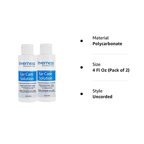 Inverness After Piercing Ear Care Solution 4 Oz 2 Pc Set #TOP2