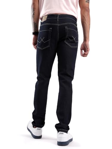 Image of WROGN Men's Cotton Stretch Jeans | Mid Rise | Slim Fit