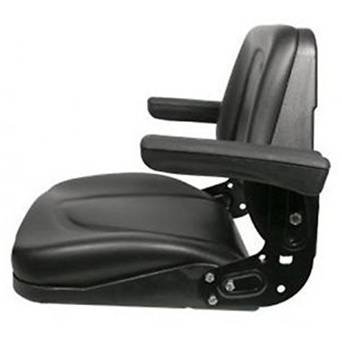 MRK SALES Universal Tractor Seat w Slide Tracks T500BL for Kubota Ford for Case IH Allis MF JD