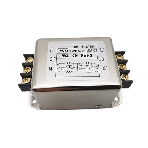 Filtre d'alimentation monophasé anti-interférence 20A CW4L2-20A-R 220V