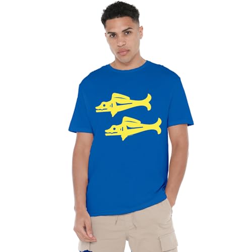 T-shirt Blue Barracudas Legends of The Hidden Temple royal mixte rétro rock geek