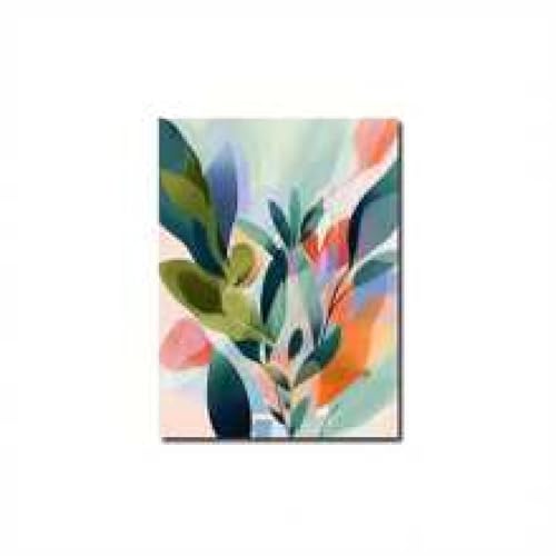 Art mural de décoration d'intérieur moderne : impression sur toile florale premium - 4