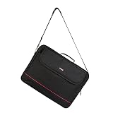 MONRAY PASENGER - torba na laptopa z nylonu do notebooków do 16", czarna