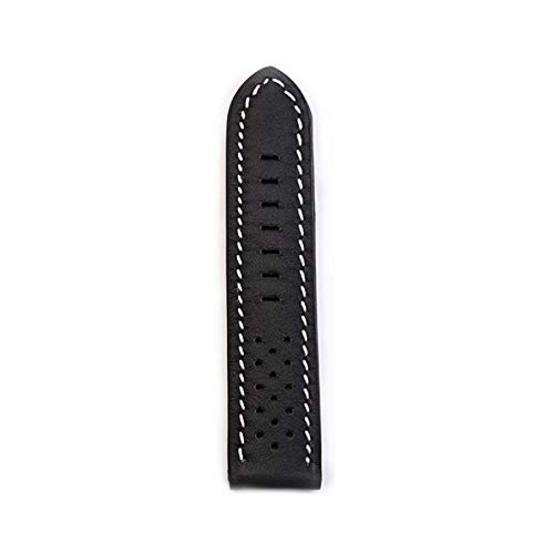Bracelet de montre en cuir pour homme d'affaires élégant 20mm 22mm