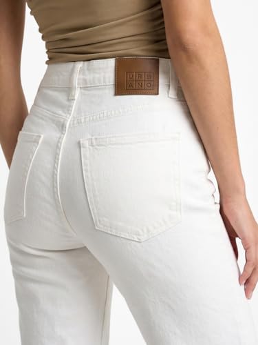 Image of Urbano Fashion Women's Mid Rise Bootcut Washed Jeans Stretchable