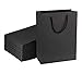 Sdootjewelry Black Gift Bags, Kraft Paper Gift Bags with Handles, 36 Pack Heavy Duty Matte Tote Paper Bags, 9.8 x 4.3 x 13" Shopping Bags, Kraft Bags, Retail Bags, Party Bags