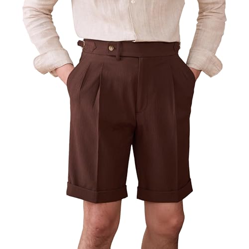 Short de golf hybride homme décontracté de 17,8 cm coupe classique