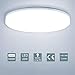 Produktbild Badezimmer LED Deckenleuchte, OOWOLF LED Deckenleuchte runde Deckenleuchte 22W/5500K Natur weiß, Augenschutz, IP44 wasserdicht & energiesparend für Bad Wohnzimmer Büro Flur Küche