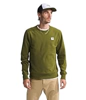 THE NORTH FACE Men's Men’s Heritage Patch Crew Sweatshirt, Forest Olive, X-Large