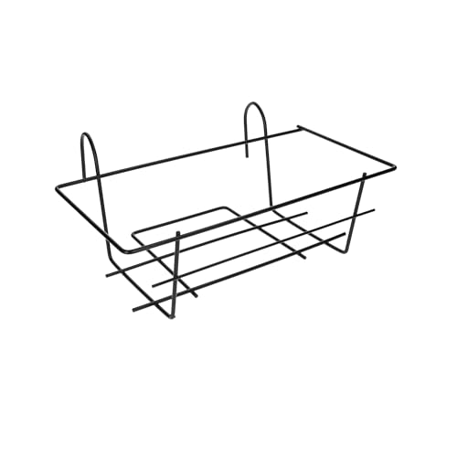 Fiorirera ciary, Acciaio laccato 40cm Nero