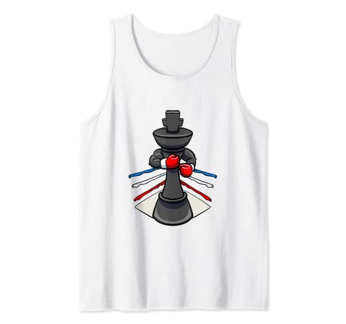 Chess Piece Boxer Boxhandschuhe King Tank Top