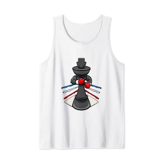 Chess Piece Boxer Boxhandschuhe King Tank Top