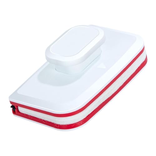 Limpiador de ventanas magnético, herramienta magnética para limpieza de ventanas, limpiador de cristales de doble cara para acristalamiento, cepillo de lavado con mango ancho, limpiador de gafas