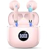 Wireless Earbuds, Bluetooth 5.4 Headphones HiFi Stereo, in Ear Earphones with 4 ENC Noise Cancelling Mics, 40H Playback Ear Buds with Mini Case LED Display, IP7 Waterproof Headset with USB C Charging