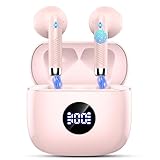 Wireless Earbuds, Bluetooth 5.4 Headphones HiFi Stereo, in Ear Earphones with 4 ENC Noise Cancelling Mics, 40H Playback Ear Buds with Mini Case LED Display, IP7 Waterproof Headset with USB C Charging