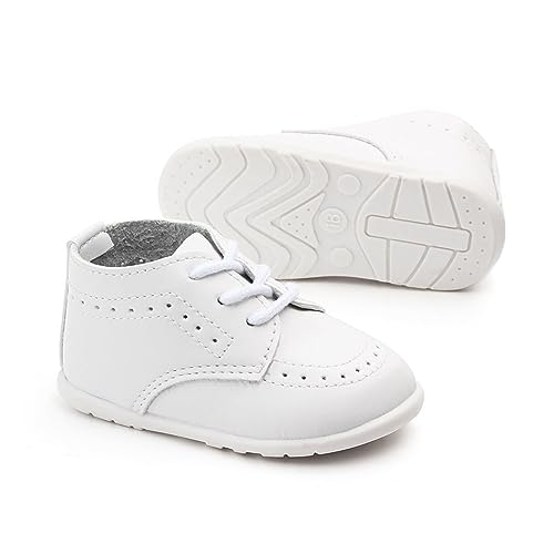 Baby Boy Girl Shoes Non-Slip Rubber Sole High-Top PU Leather Sneaker Infant First Walking Shoes Flat Shoes2