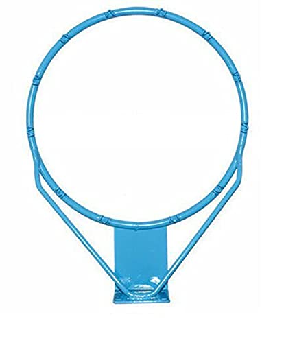 Dunn-Rite Products Replacement Stainless Steel Vinyl Coated Replacement Pool Basketball Rim (Regulation Clear Hoop (RIM175; Light Blue Color))