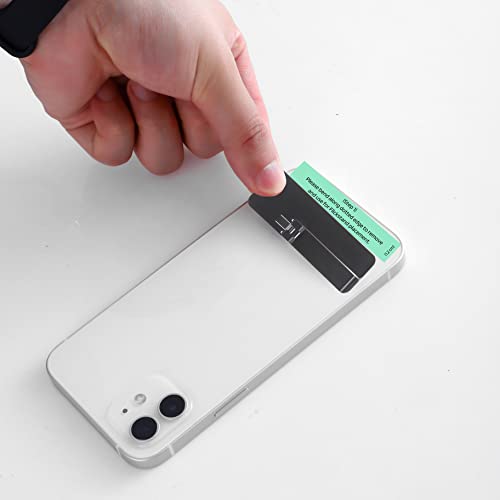 Flickstand (1 Pack Thin Cell Phone Horizontal/Vertical Desk Stand- Slim Mobile Stand Compatible With Iphone, Android, Galaxy & Most Smartphones/Cases - Black #TOP3