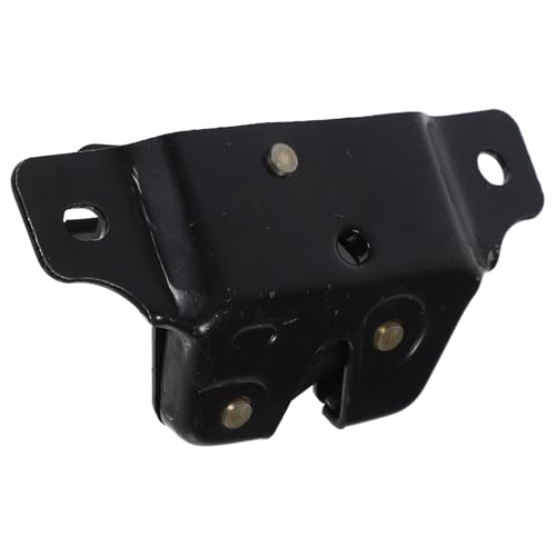 Pestillo y cerradura del maletero trasero de hierro negro compatible con puerta trasera de coche