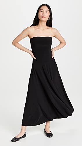 Image of Norma Kamali Women's Strapless Flared Dress to Midcalf