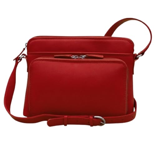Image of ili New York Genuine Leather Crossbody Bags for Women - Premium RFID Blocking Shoulder Bag Organizer with Adjustable Strap